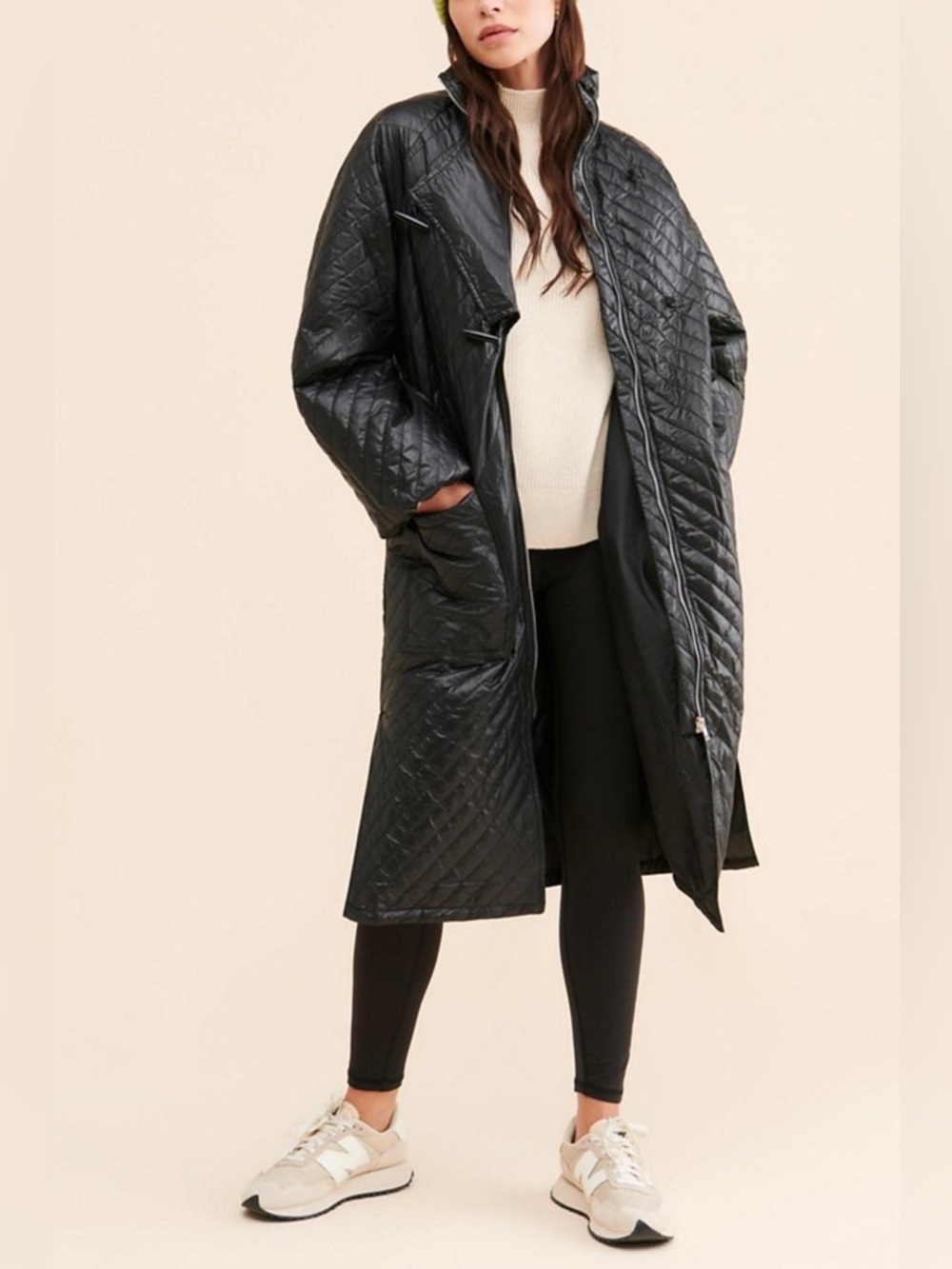 Moon River Oversized Quilted Puffer Coat